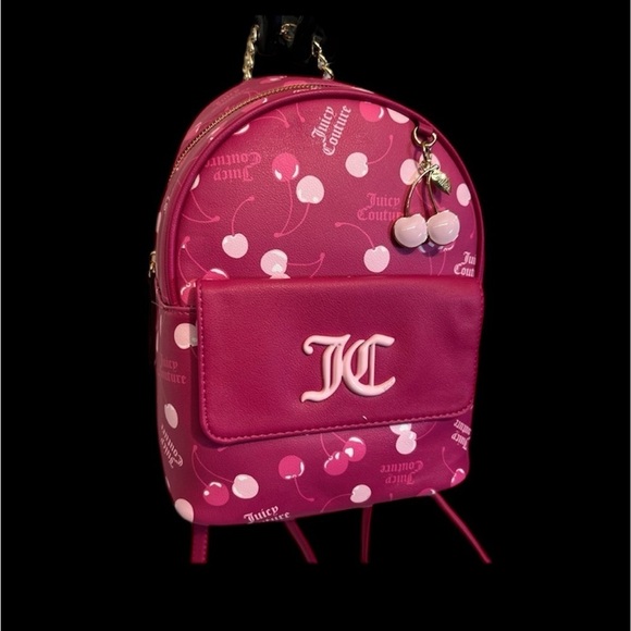 ??Juicy Couture Raspberry Cherry Print Backpack??NWT main image 5